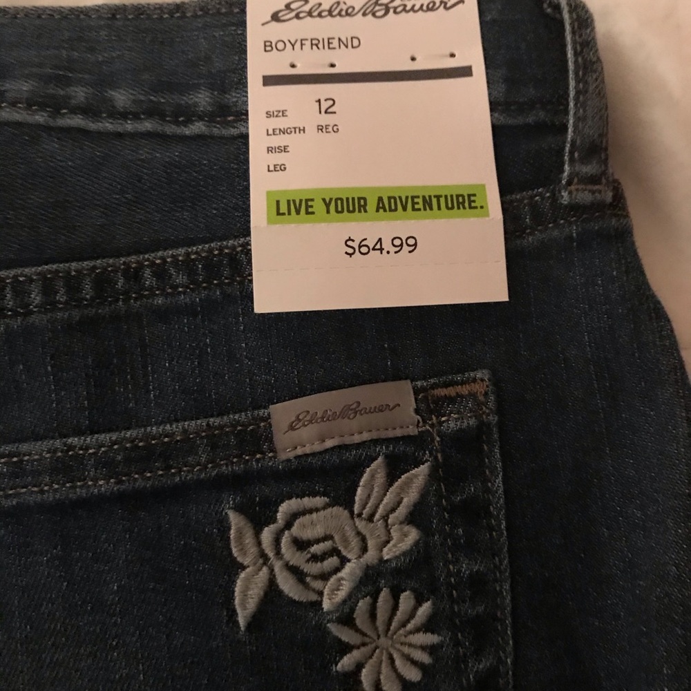 Eddie Bauer cropped jean